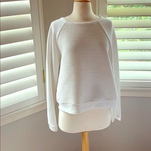 Cropped White Sweater